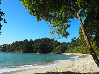 Idyllic Tropical Beach in Manuel Antonio National Park, Costa Rica