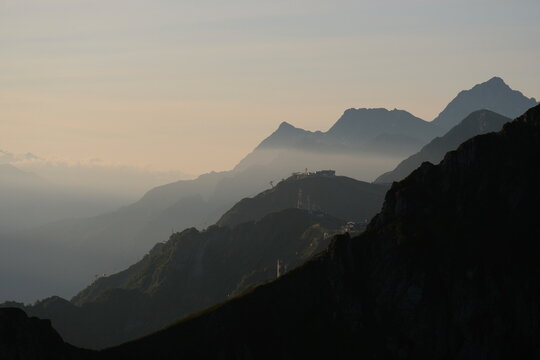 Dawn Into Aibga Ridge, Sochi