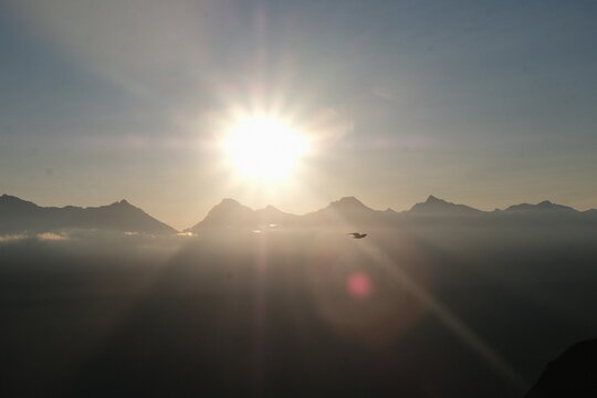 Dawn Into Krasnaya Polyana, Sochi