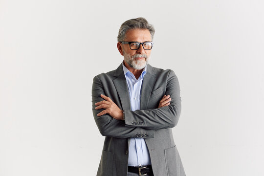 Businessman portrait in studio