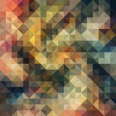 Obraz premium Colorful polygonal abstract background. Low poly effect. Polygon backdrop.
