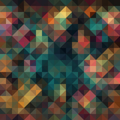 Colorful polygonal abstract background. Low poly effect. Polygon backdrop.