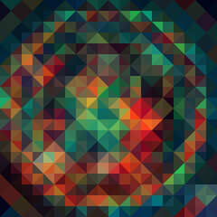 Colorful polygonal abstract background. Low poly effect. Polygon backdrop.