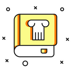 Filled outline History book icon isolated on white background. Flat filled outline style with shadow. Vector