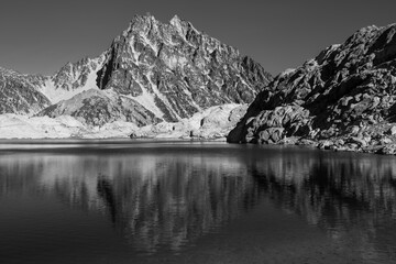 Mount Stuart and alpine lake