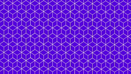 Violet and white honeycomb seamless pattern as a background