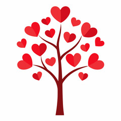 tree with hearts