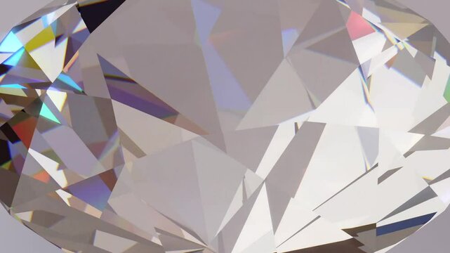 Zoom in and out of a Round Diamond