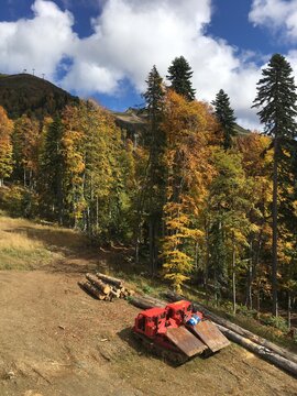 Autumn Development: Aibga Ridge Resort Construction