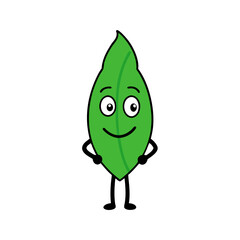 green leaf with water drops