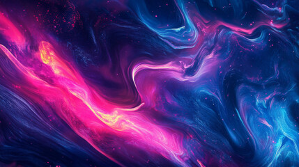 Neon effects creating a glowing, vibrant aesthetic that pops out from the screen.