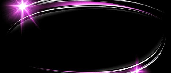 Vibrant purple banner background with contrasting colors and dynamic lines