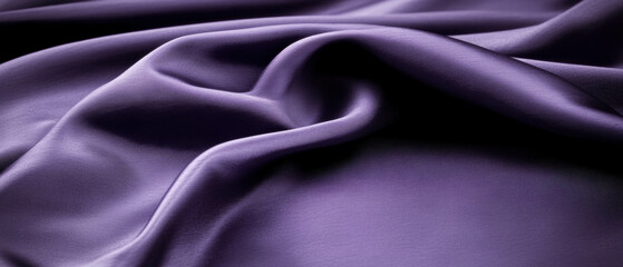 Obraz premium Soft, flowing purple fabric creates a vibrant background for diverse artistic expressions
