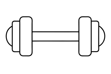 illustration of a dumbbell