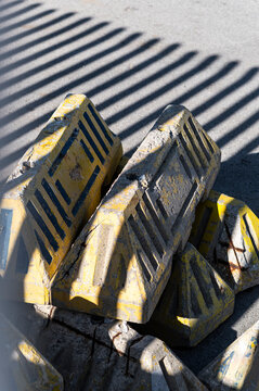 Weathered Concrete Barriers