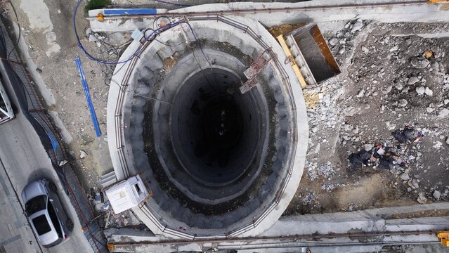 construction tunnel shaft