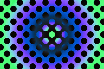 Symmetrical Circles Background Design