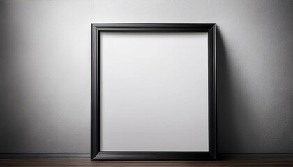 white frame on wall