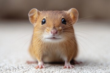 A close-up shot of a small rug on a carpet, suitable for use in interior design or home decor images