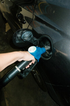 UGC Driver fueling the car