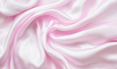 Obraz premium Pink silk fabric texture background, smooth elegant textile backdrop for luxury design.