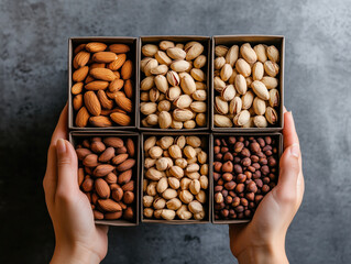 "Delicious Nut Medley: A Flavorful and Nutritious Snack for Any Occasion, Perfect for Enjoying Solo or Enhancing Your Favorite Dishes!"