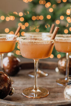 Holiday mixed drinks