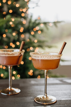 Holiday mixed drinks