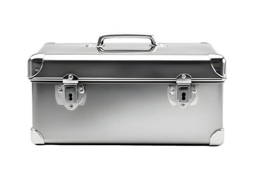 Metal Case Design: Smooth, Shiny, Transparent Background