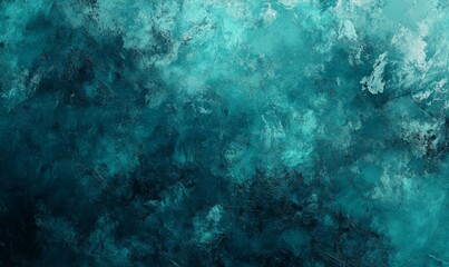 Fototapeta premium A modern web banner design with an abstract background in teal blue green black colors gradient grainy texture, with copyspace, wide angle, and modern colors