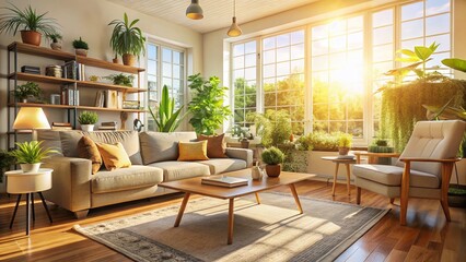 Stay Home, Stay Safe: Cozy Interior Scenes During Covid-19 Lockdown