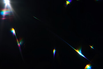 light prism effect overlay