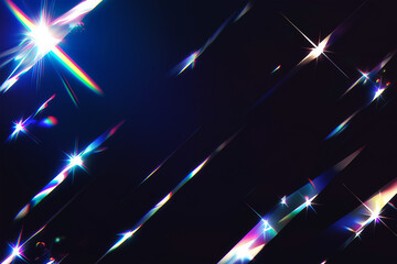 light prism effect overlay