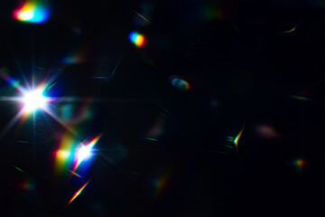 light prism effect overlay