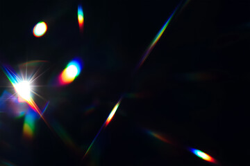 light prism effect overlay