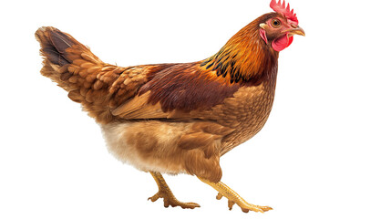 Fototapeta premium chicken isolated on white , transparent , png 