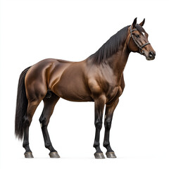 Obraz premium Strong Bay Horse Pose