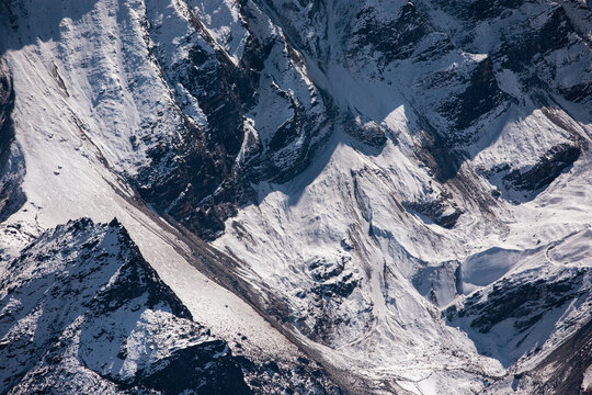Close up of Mountains.