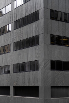 Grey modern minimal bulding facade background