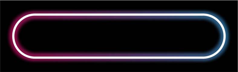 colorful neon frame and border