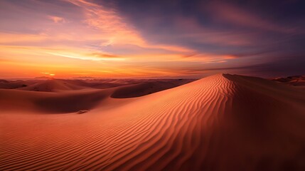 Sand Dunes In The Desert