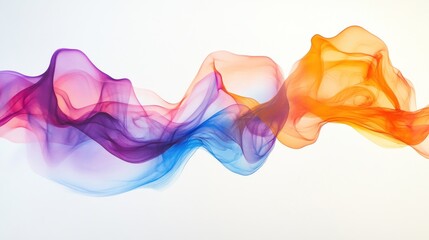 Fototapeta premium Abstract colorful flowing wave design. (3)
