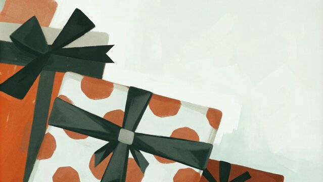 Gift Boxes with Ribbons