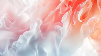Obraz premium Abstract pastel swirl background with soft, flowing, light colors.