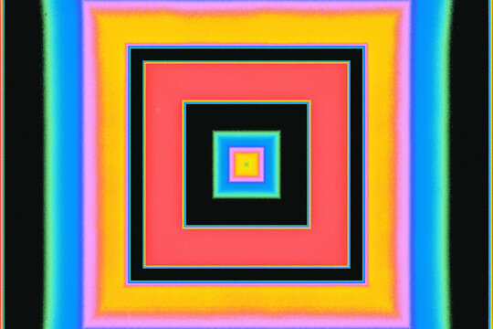 Colorful Abstract Geometric Square Pattern