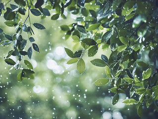 leaves and sun