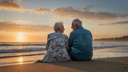 Fototapeta premium Beach Sunset 