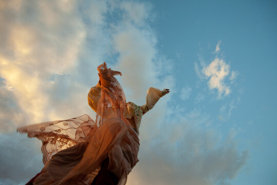 Dance in sunset 