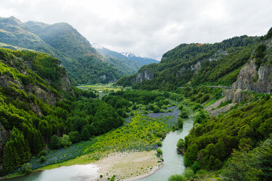 Simpson River in Southern Chile