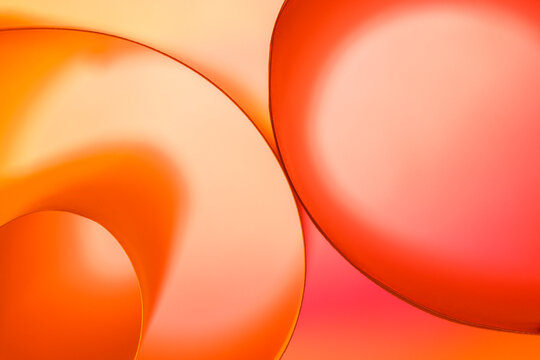 Paper Design Red And Orange Abstract Background  